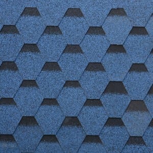 Special Price for Laminated Roof Tile -<br />
 Burning Blue Hexagonal Asphalt Roof Shingle - BFS BUILDING