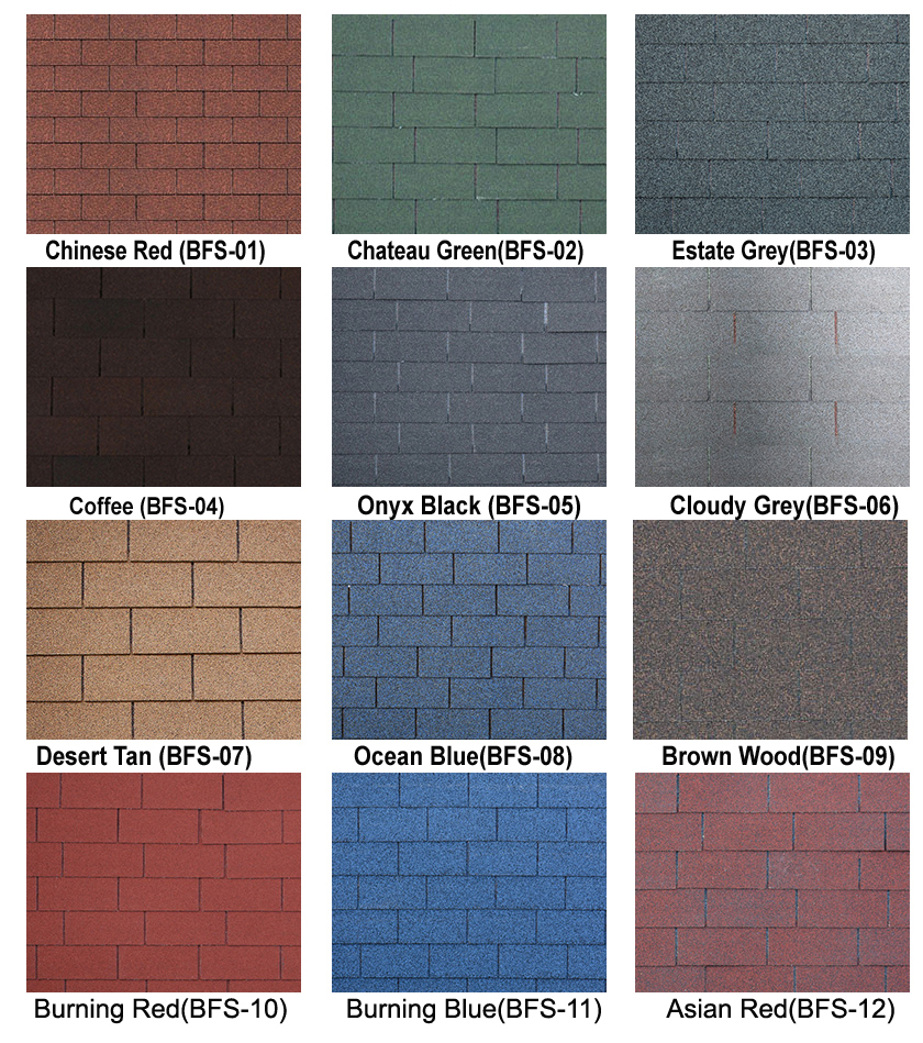 3 tab shingle color brochure