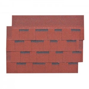 Burning Red Laminated Asphalt Roof Shingle