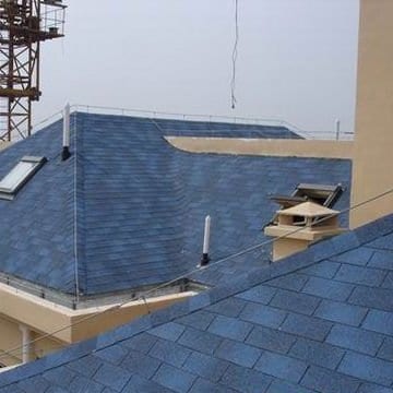 Blue 3-Tab Shingles