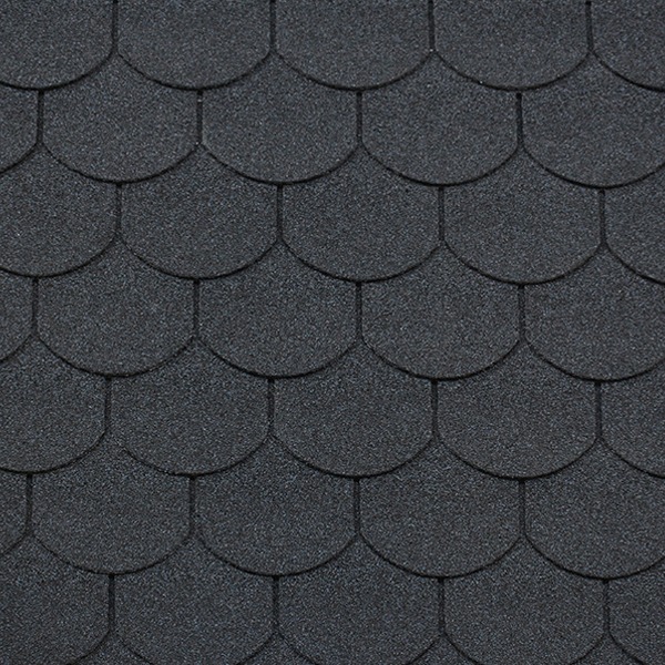 Round Roofing Shingle.