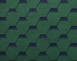 zámocká zelená Mozaika Asfaltový šindeľ
