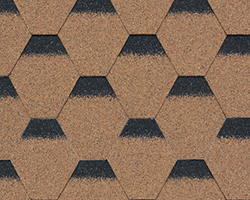 ørkenbrun mosaikkasfaltshingel