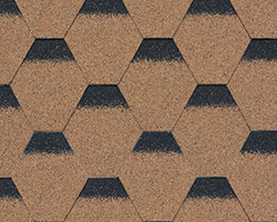 desert tan Mosaic Asphalt Shingle