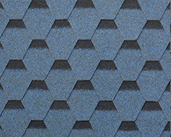 harbor blue Mosaic Asphalt Shingle