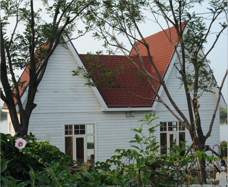 red laminated shingles 